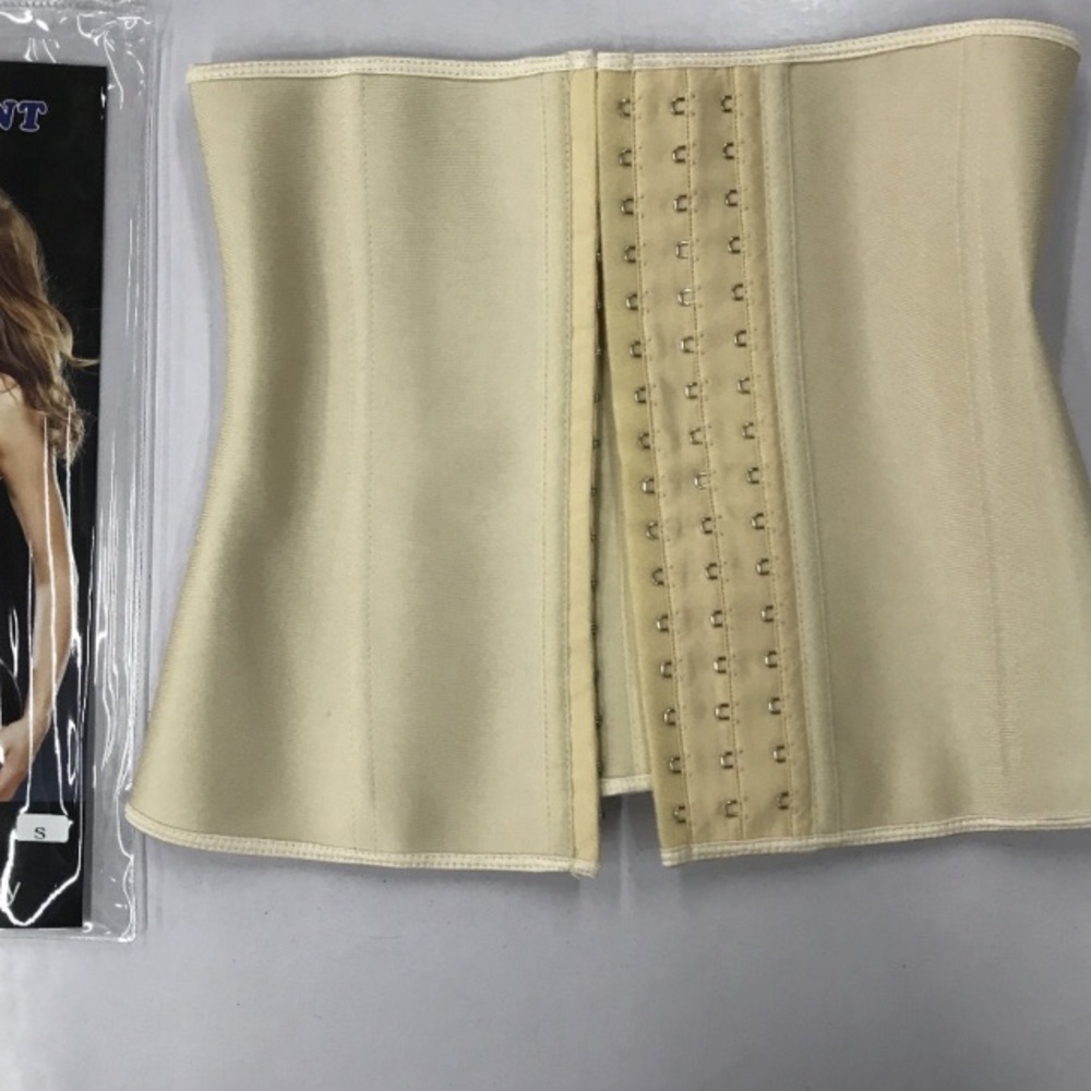 Tan waist trimmer body shaper hook latch - Picture 3 of 7